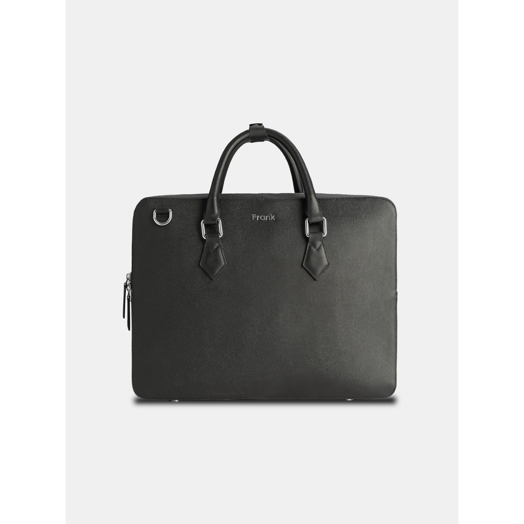 Cặp Đựng Laptop Da Bò Epsom Cao Cấp FRANK Edwin Bussiness Bag Túi Xách Đeo Chéo Chống Nước