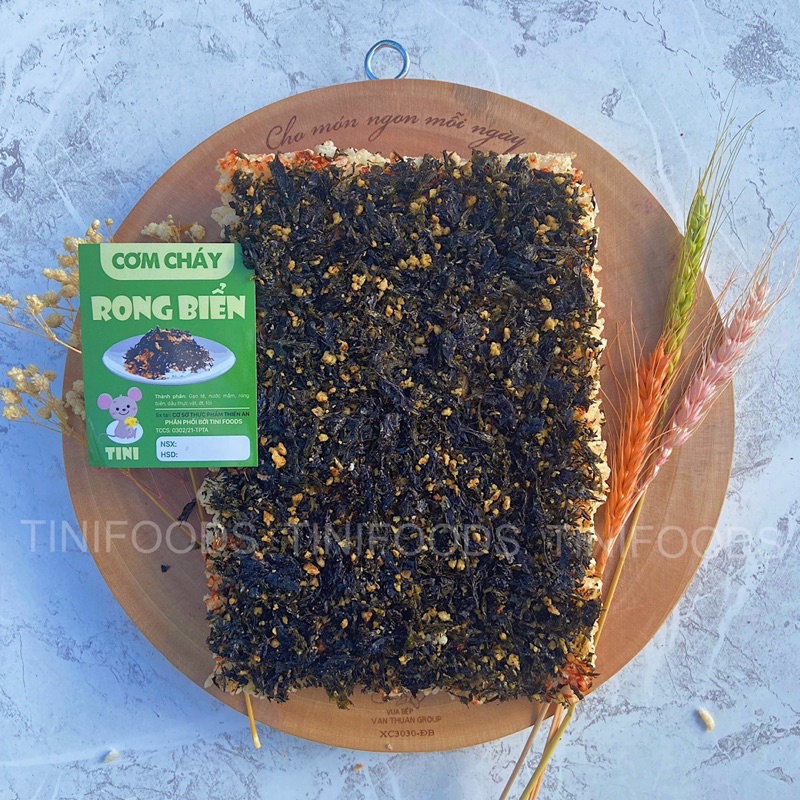 CƠM CHÁY RONG BIỂN THƯỢNG HẠNG- ĂN LÀ MÊ GÓI HÚT CHÂN KHÔNG 250G - SIÊU RẺ