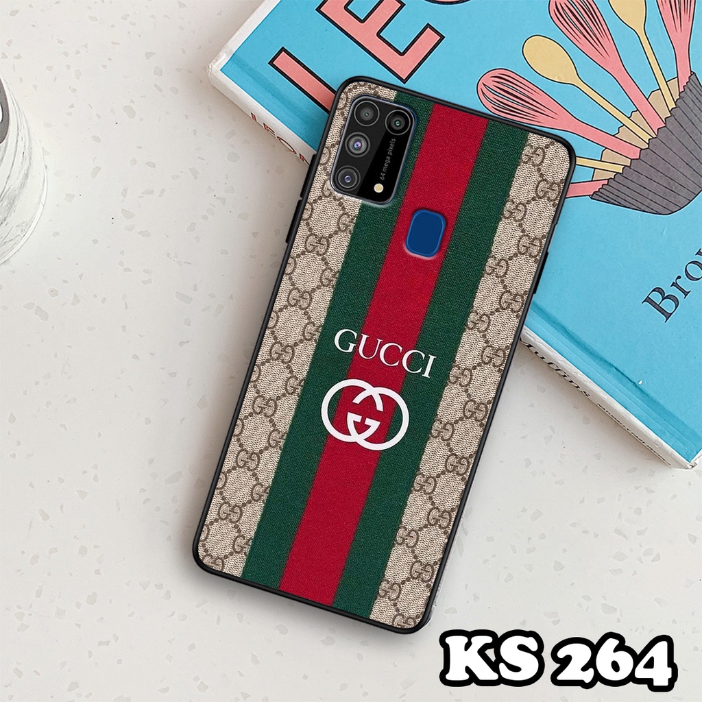 Ốp lưng Samsung M30 - Samsung M30s - Samsung M31 - Ốp in hình ＧＵＣＣＩcực sang trọng - Lưng nhám viền TPU