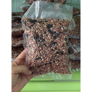 Combo 1kg gạo lứt sấy rong biển, cốm gạo lứt, cốm gạo sấy, gói 250gr