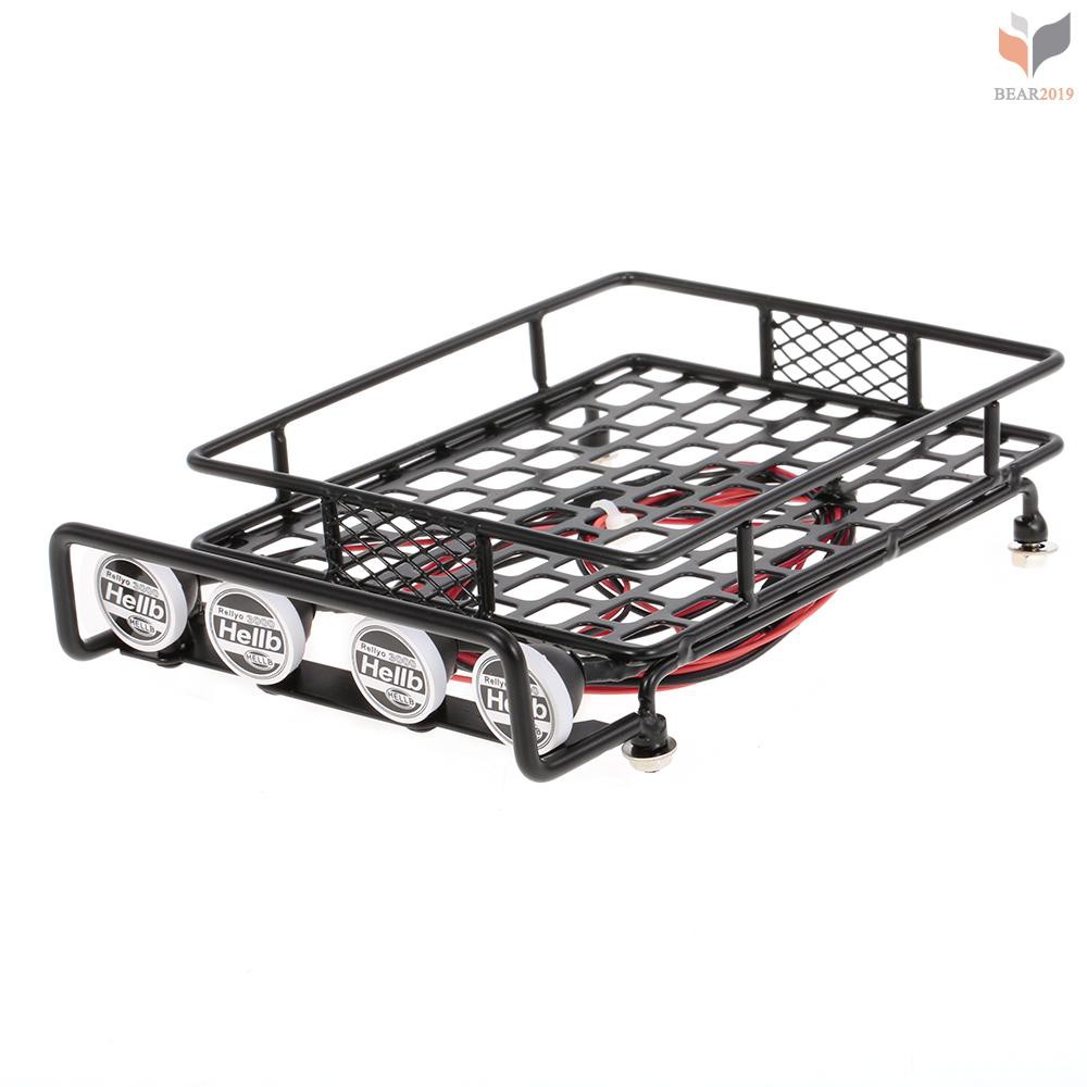 Giá Đỡ Hành Lý Có Phụ Kiện Cho Xe 1/10 Rc Axial Scx10 D90 110 Traxxas Trx-4 Tamiya Hsp