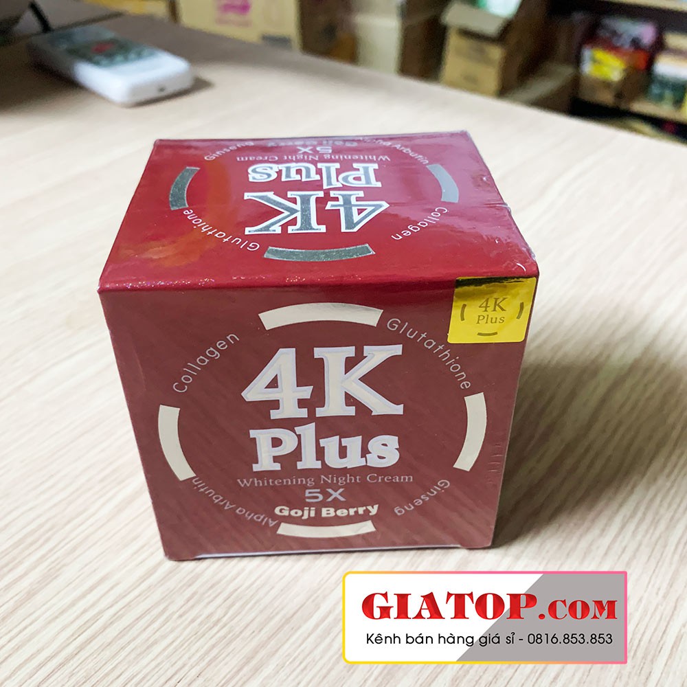 Kem Dưỡng Trắng 4K Plus Nhân Sâm