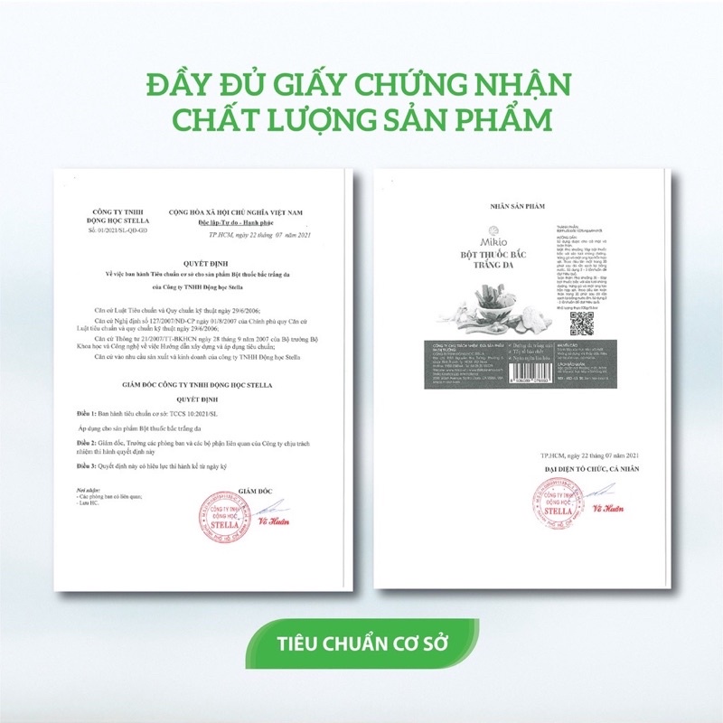 Ủ trắng da của người dao 100gr