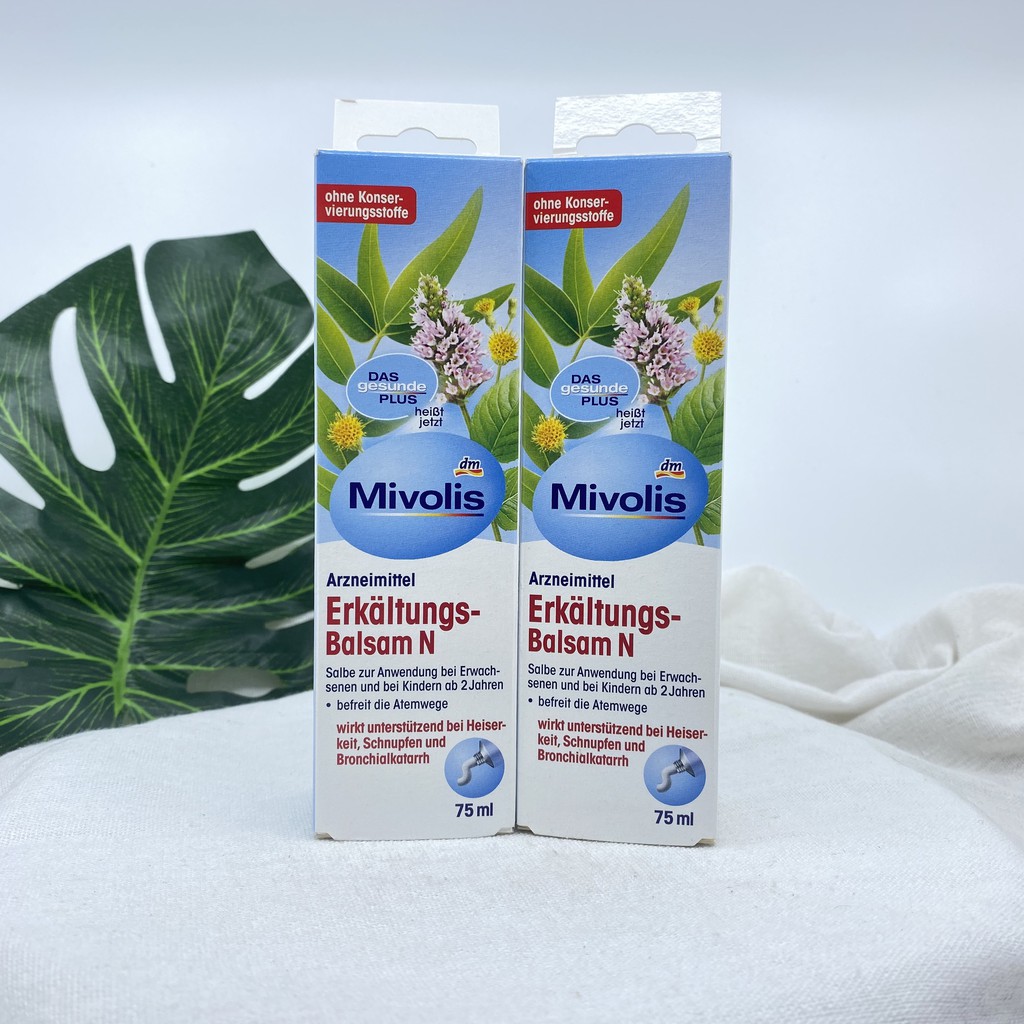 Kem bôi giúp làm ấm ngực, chống cảm lạnh  Mivolis- Hàng Đức chuẩn