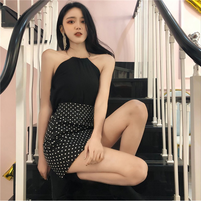 Chân váy ôm chấm bi nữ Emilyshop