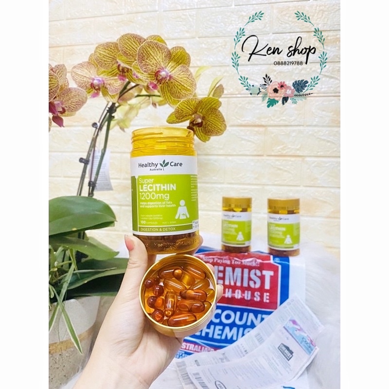 [Australia] 𝐌𝐚̂̀𝐦 đ𝐚̣̂𝐮 𝐧𝐚̀𝐧𝐡 𝐇𝐞𝐚𝐥𝐭𝐡𝐲 𝐂𝐚𝐫𝐞 Super Lecithin 1200mg