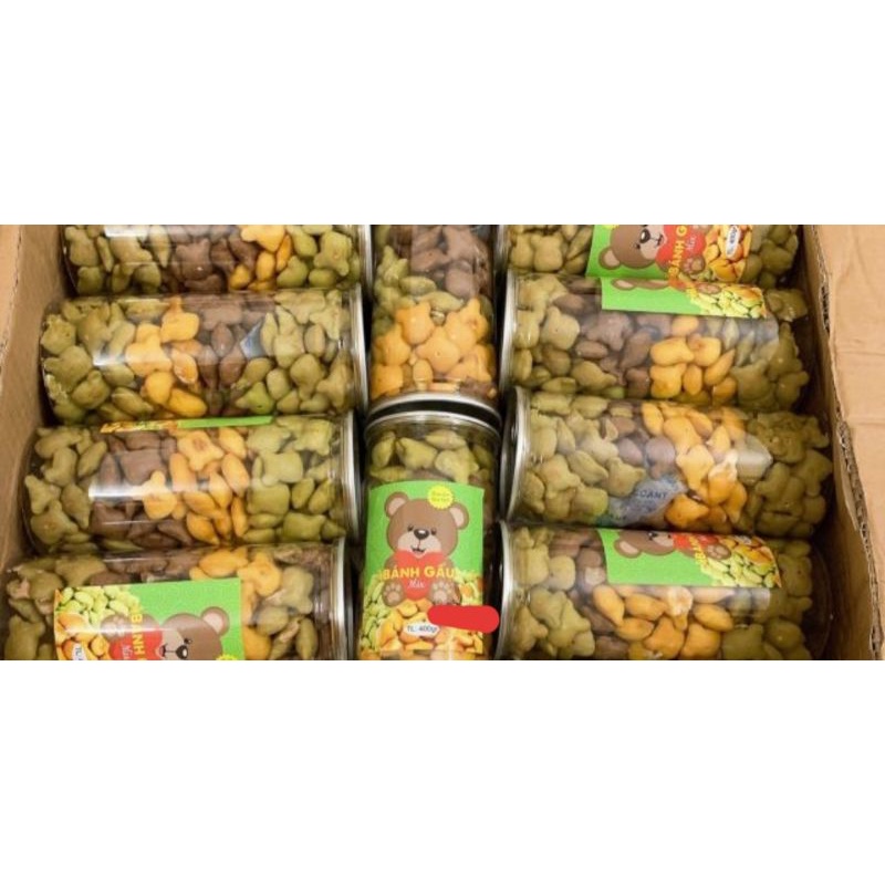 Hộp 400G Bánh Gấu Mix Vị