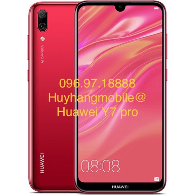 Điện Thoại Huawei Y7 pro 2019 ( 3GB/32GB ). Hàng chính hãng, like new đẹp 90-95%.