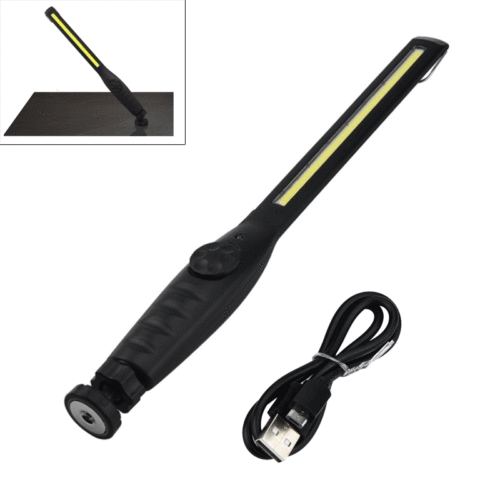 Cob Work Light Rechargeable USB COBCar LED Slim Outdoor Flashlight Night Light Torch