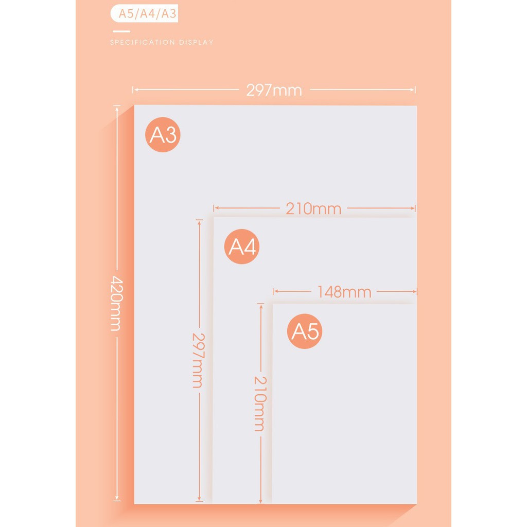 Giấy Roki A4 vẽ chì màu chuyên dụng - Định lượng 200gsm