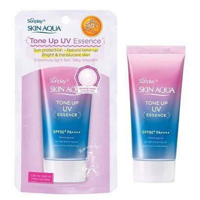 [HÀNG CHÍNH HÃNG]Kem chống nắng Skin Aqua Tone up UV SPF 50+ PA++++ 80gr nội địa Nhật, Kem Chống Nắng Nhật