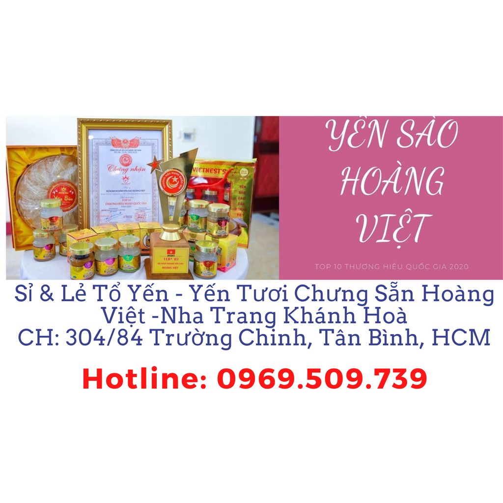 Tổ yến tươi chưng hạt chia Mua 10 tặng 2