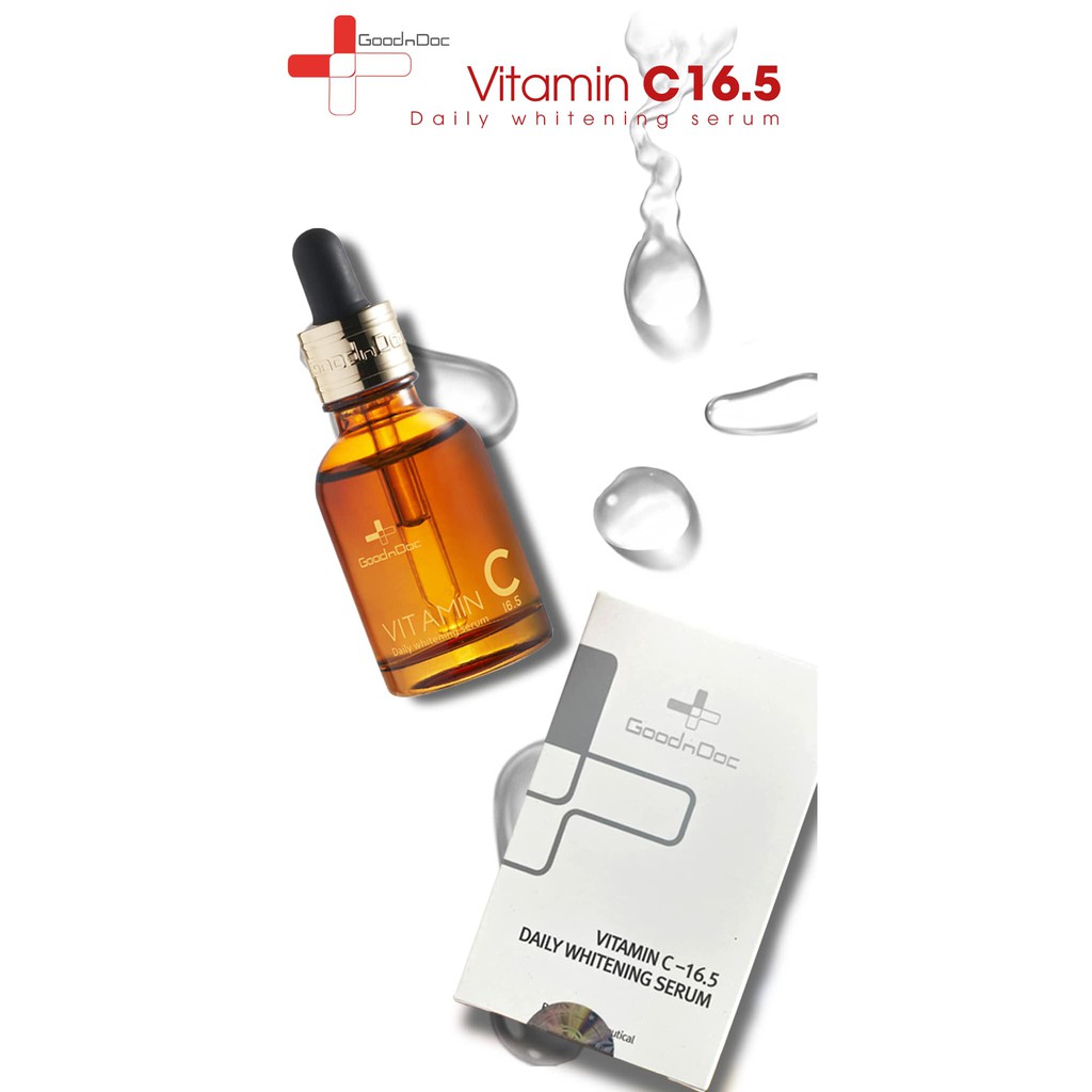 [NHẬP KHẨU CHÍNH HÃNG] SERUM C GOODNDOC dưỡng trắng sáng da, giảm thâm nám, chống lão hóa GOODNDOC VITAMIN C 16.5 DAILY