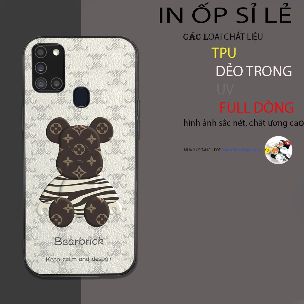 Ốp lưng điện thoại Samsung A21s Bear.brick phong cách mới
