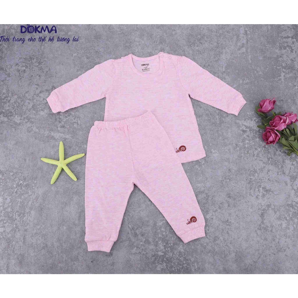 DB203 Bộ quần áo sơ sinh dài tay Dokma (6-36M)