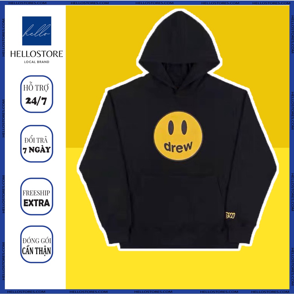 Áo Hoodie nam nữ form rộng , Áo nỉ Drew mặt cười_AN001 | BigBuy360 - bigbuy360.vn