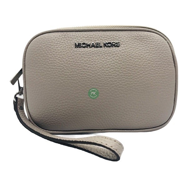 VÍ CẦM TAY MICHAEL KORS MÀU XÁM 2 NGĂN - SIZE 17CM ĐỂ VỪA IPHONE PLUS