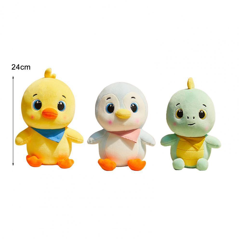 Thú Nhồi Bông Hình Chú Gà / Chim Cánh Cụt Màu Vàng Dễ Thương REBUY1