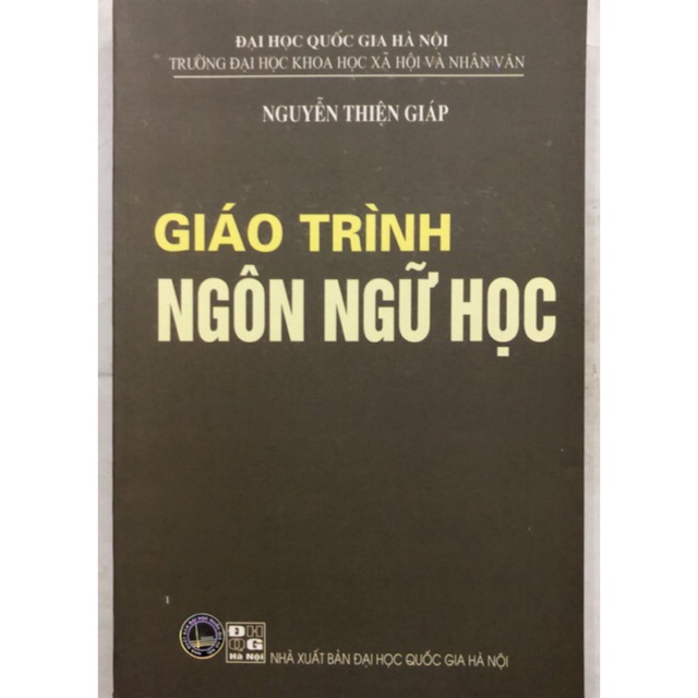 Sách - Giáo trình Ngôn ngữ học