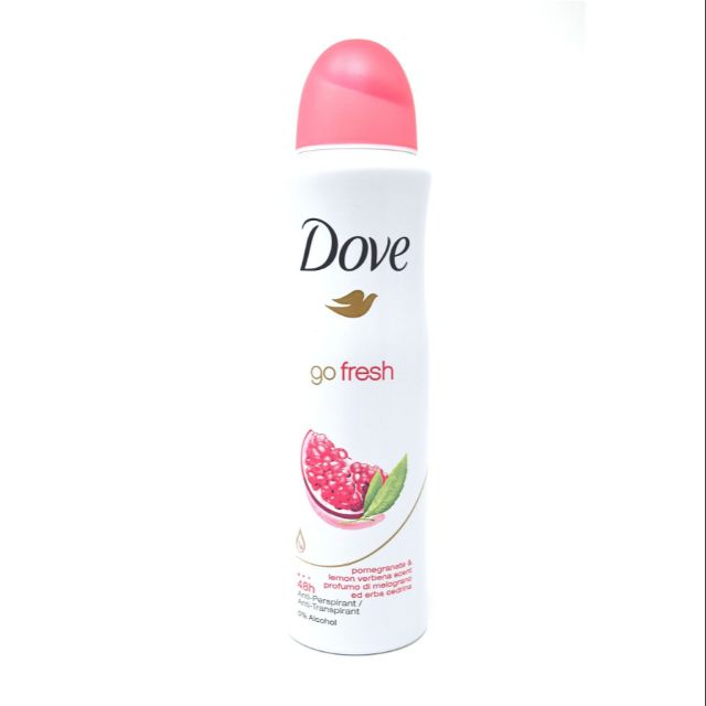 xịt khử mùi dove go fresh lựu 48h 150ml