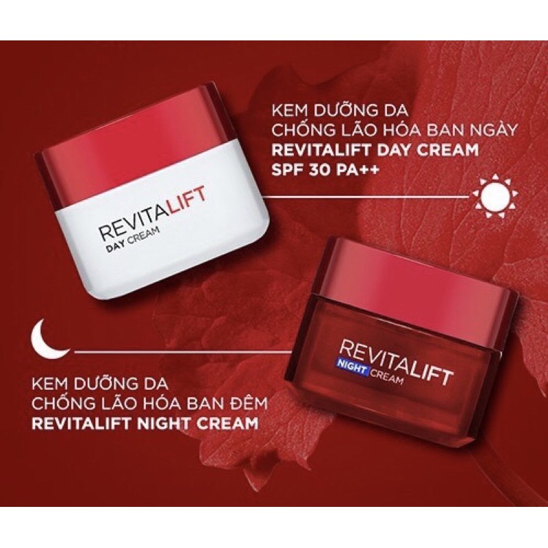 🥰 Bộ Kem dưỡng chống lão hoá L'Oreal Paris Revitalift Anti-Wrinkles💝