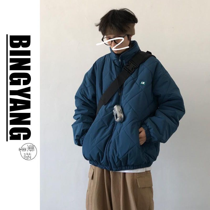 ÁO KHOÁC UNISEX ĐƯỜNG MAY Ô CHÉO HÀNG DÀY DẶN