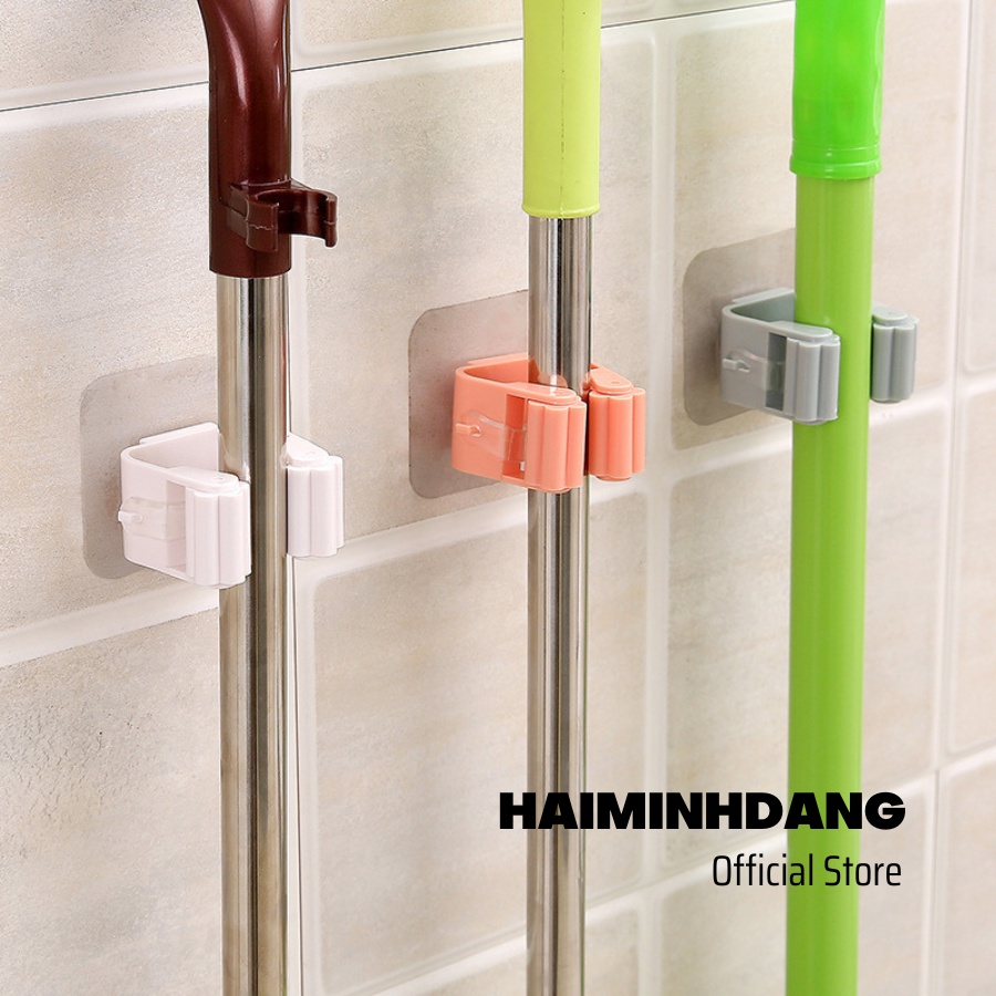 Combo 3 Móc treo chổi lau nhà gắn tường