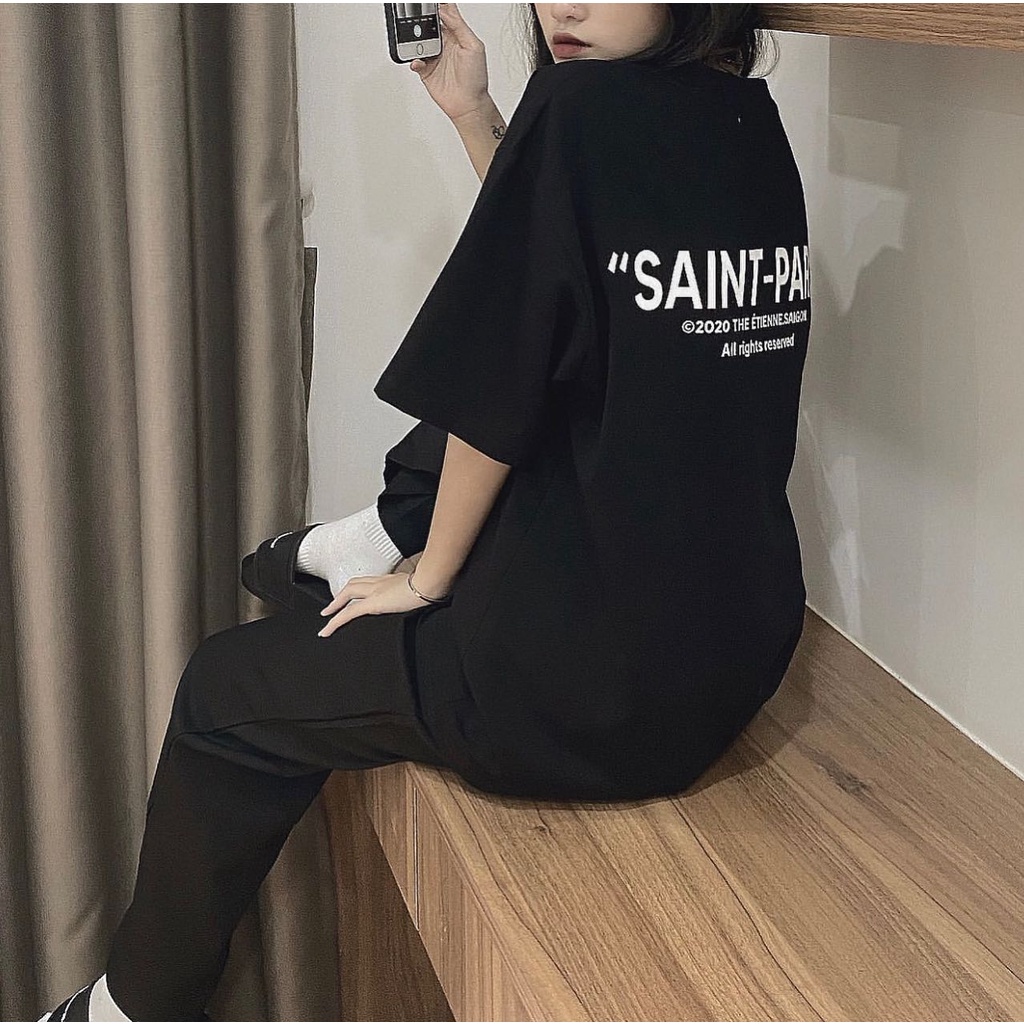 Áo thun TATO in chữ 11:11, chất vải cotton mềm mại thoáng mát - Thời trang unisex nam nữ