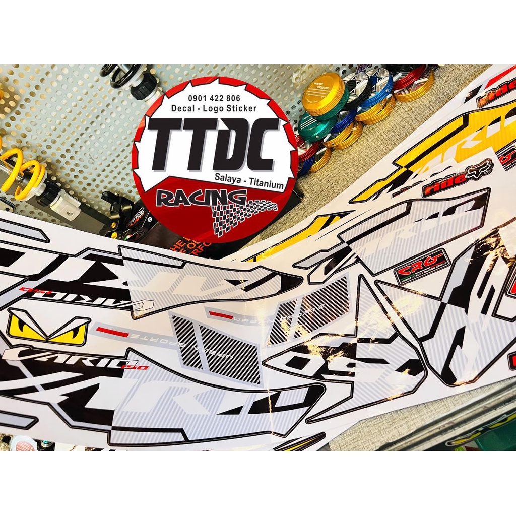 [ Giá 1 bộ ] Tem Decal Vario mẫu zin đủ màu ✌🇹🇭