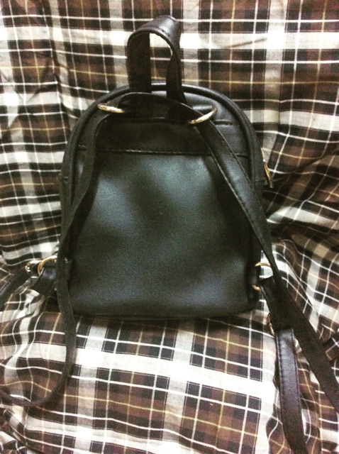 Pass balo mini đen gấu trúc