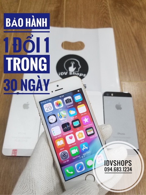 Điện thoại iPhone 5S 16/32/64Gb Quốc tế - hàng chính hãng Apple