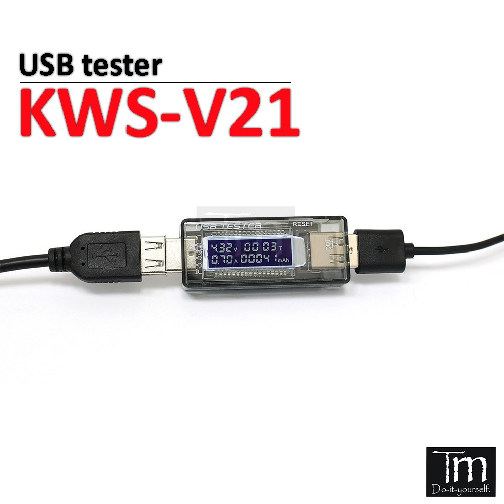 USB Tester KWS-V21 Đo Dòng Áp Dung Lượng