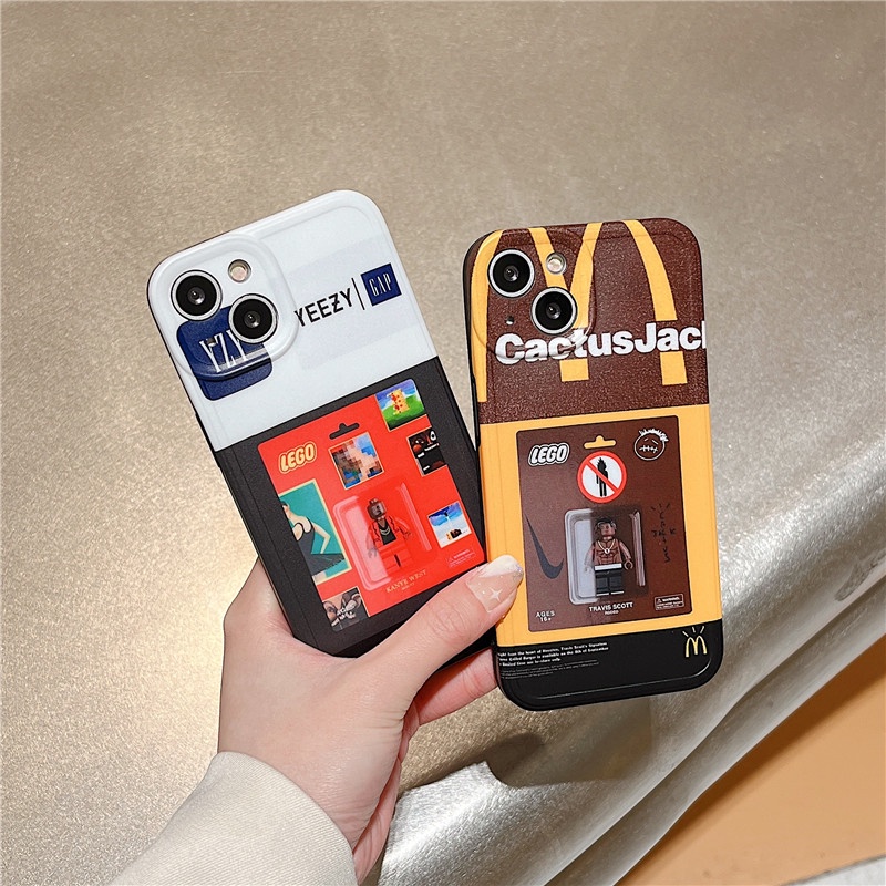 Ốp Điện Thoại IMD Mềm Họa Tiết Travis Scott Kanye West Hoạt Hình Dễ Thương Cho IPhone13 12 11 MAX X/XS XR XSMAX 7P/8P