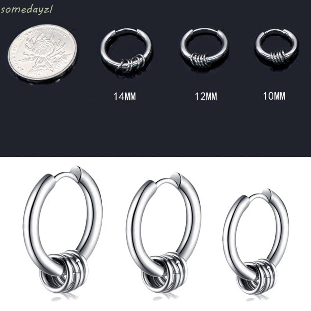 Khuyên tai bằng thép không gỉ thiết kế thời trang dành cho nữ