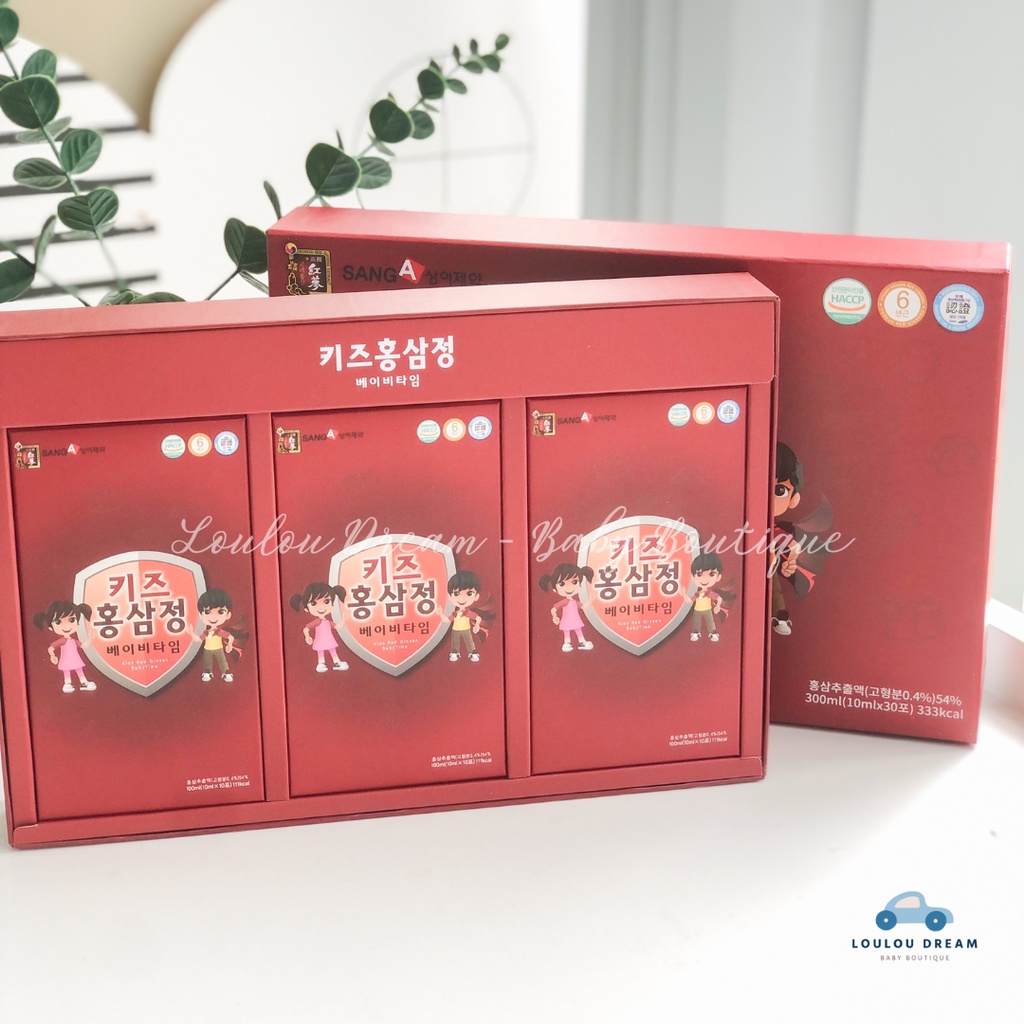 Hồng sâm Baby SangA Hàn Quốc tăng đề kháng giúp bé ăn ngon ngủ ngon - CHÍNH HÃNG