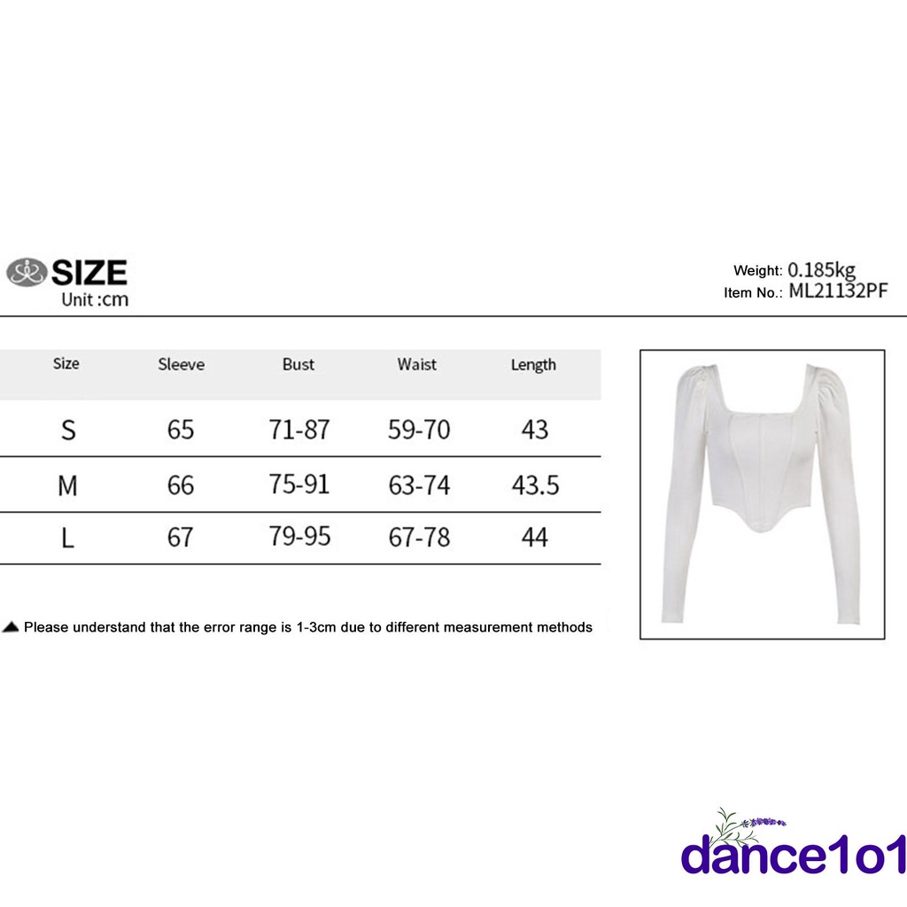 Áo tay phồng dài màu sắc nhã nhặn cho nữ