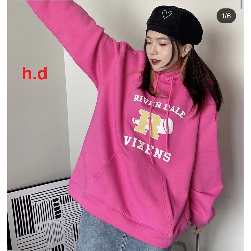 Áo nỉ sweater Vixens nữ form rộng vải nỉ ngoại dày dặn phong cách Ulzzang