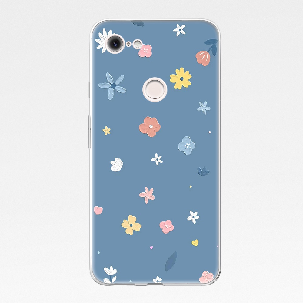Ôp Điện Thoại tpu Dẻo Trong Suốt Họa Tiết Hoa Hướng Dương Xinh Xắn Cho google pixel 3a 3axl 4 4a xl google4 Ốp