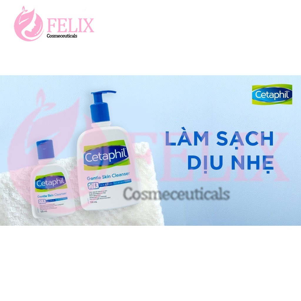 Sữa rửa mặt làm sạch dịu nhẹ Cetaphil Gentle Skin Cleanser 125ml