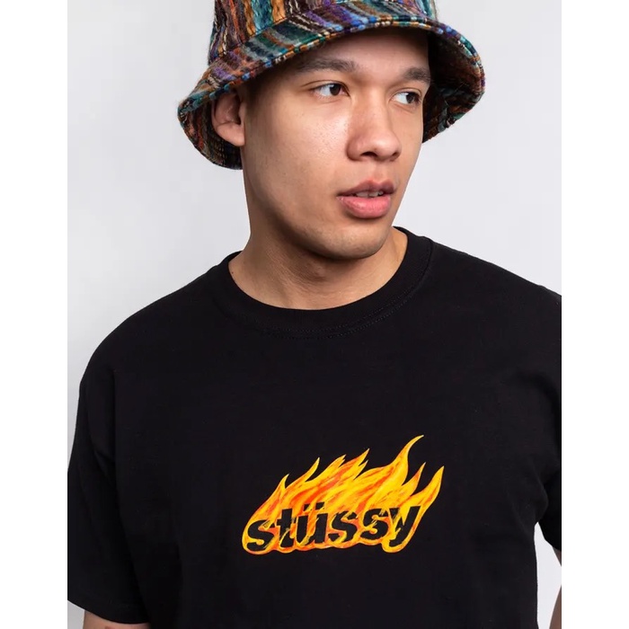 Áo Thun Stussy Flames 100% CHÍNH HÃNG - CÓ SẴN