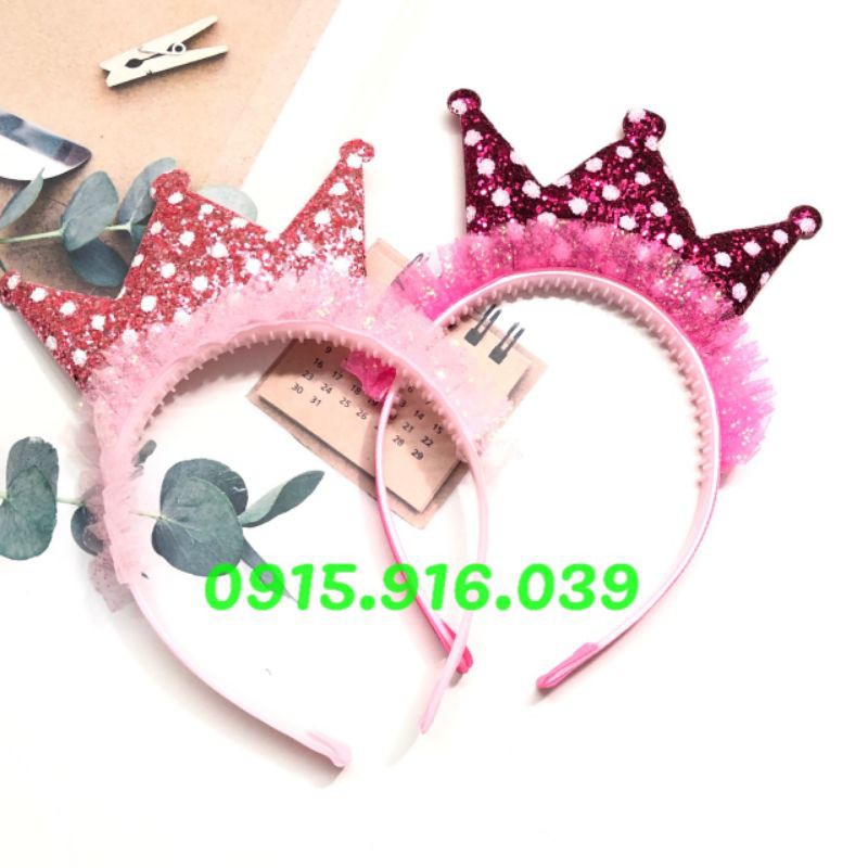 Cài Tóc Nơ Kim Tuyến Xinh Xắn Cho Bé