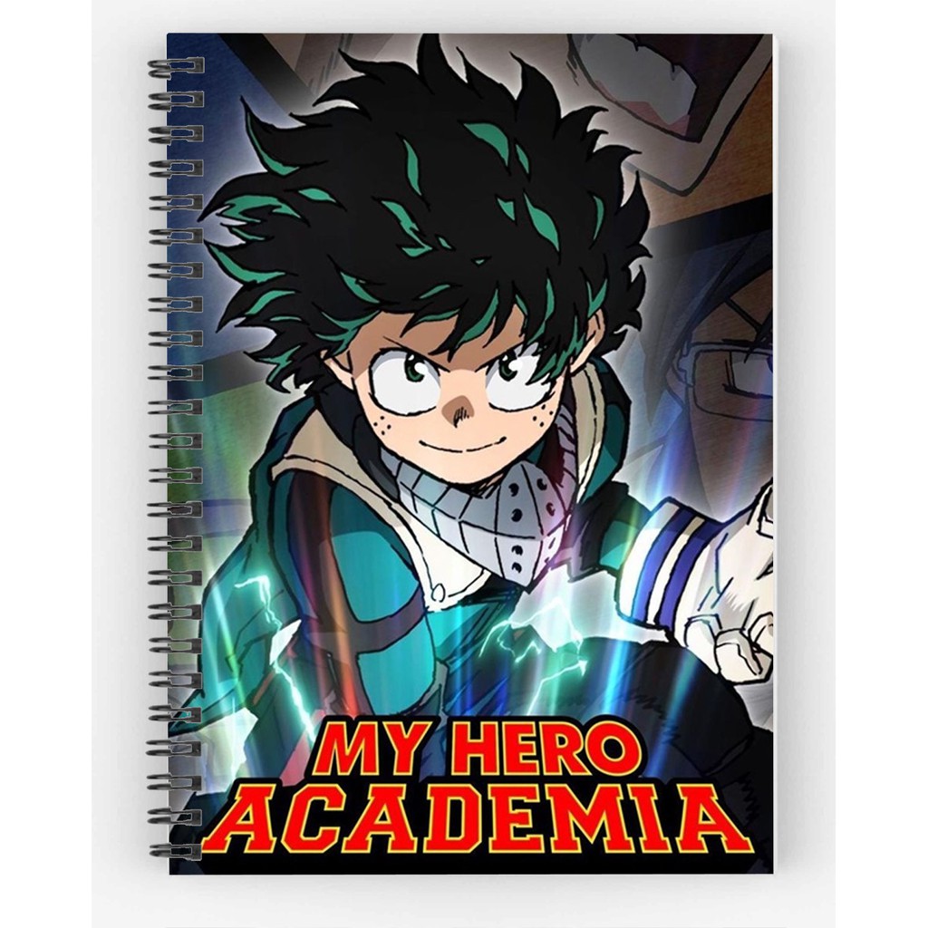 sổ tay my hero academia sổ gáy xoăn