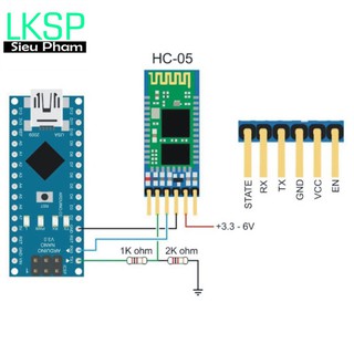 Mạch Thu Phát Bluetooth HC-05 Đã Ra Chân