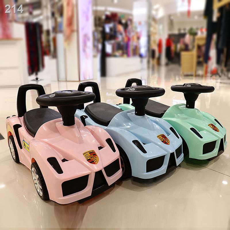 【HOT】Sản phẩm mới Xe vặn trẻ em 1-3 tuổi trượt 4 bánh có nhạc yoyo Ferrari đa chức năng