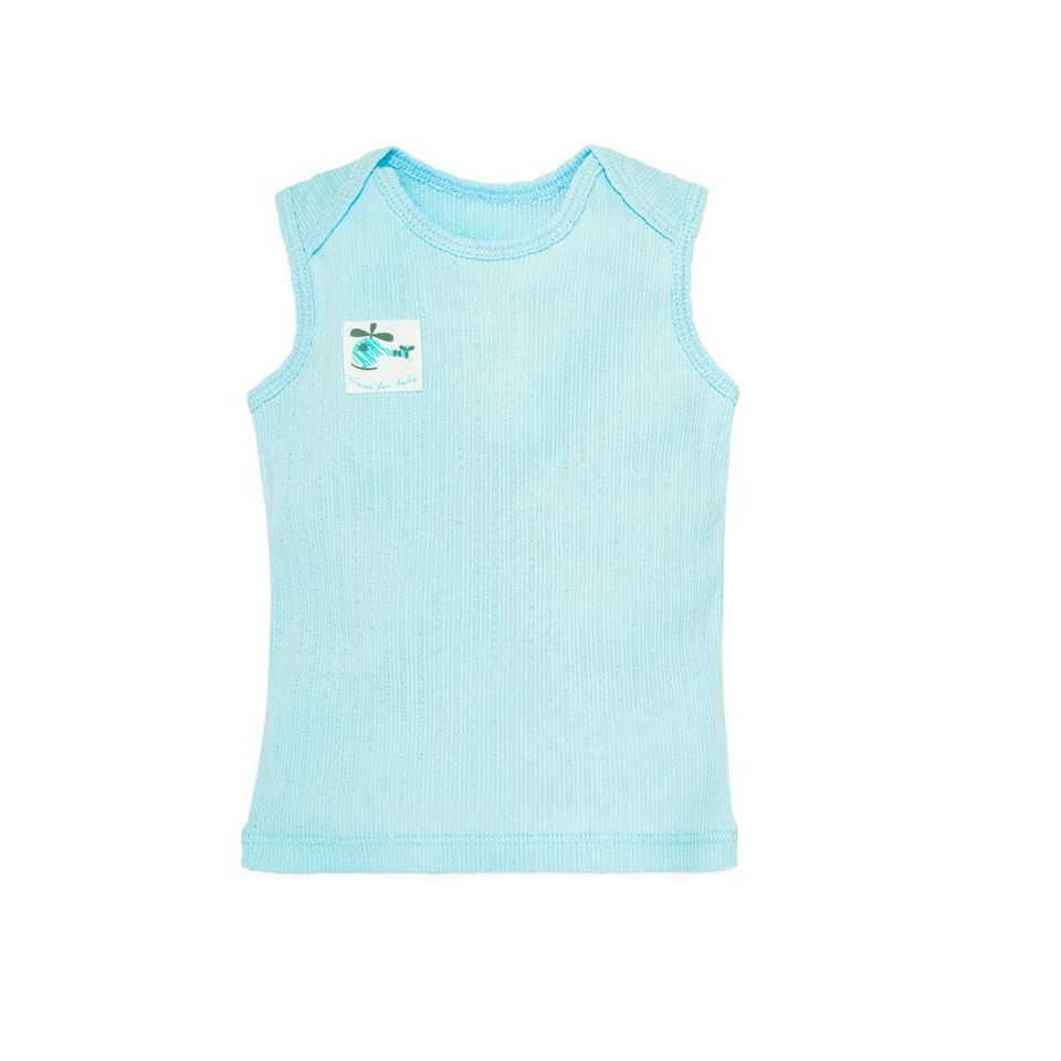 Áo sát nách vai chồm cho bé 3-6M và 6-12M