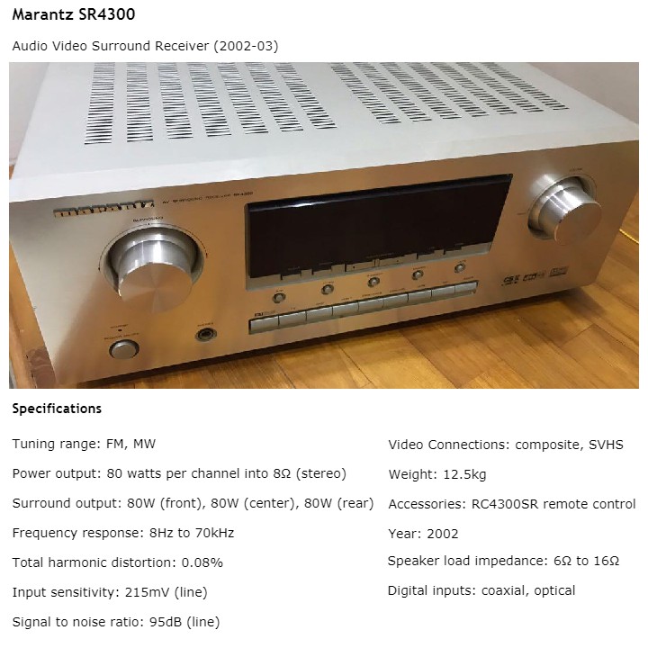 Các loại Receiver Amply 5.1 - 7.2 của Nhật cũ, đời sau năm 2000