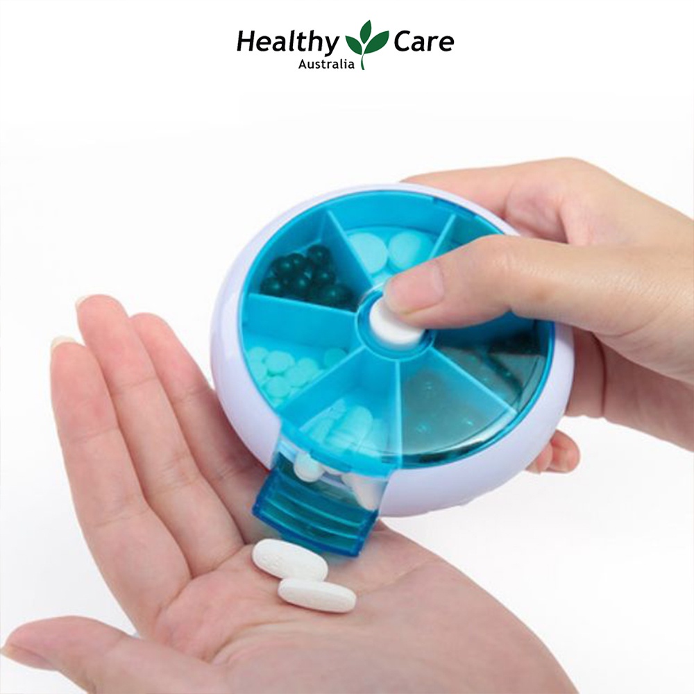 Hộp Chia Thực Phẩm Chức Năng Healthy Care Hình Trái Cây Nhiều Màu
