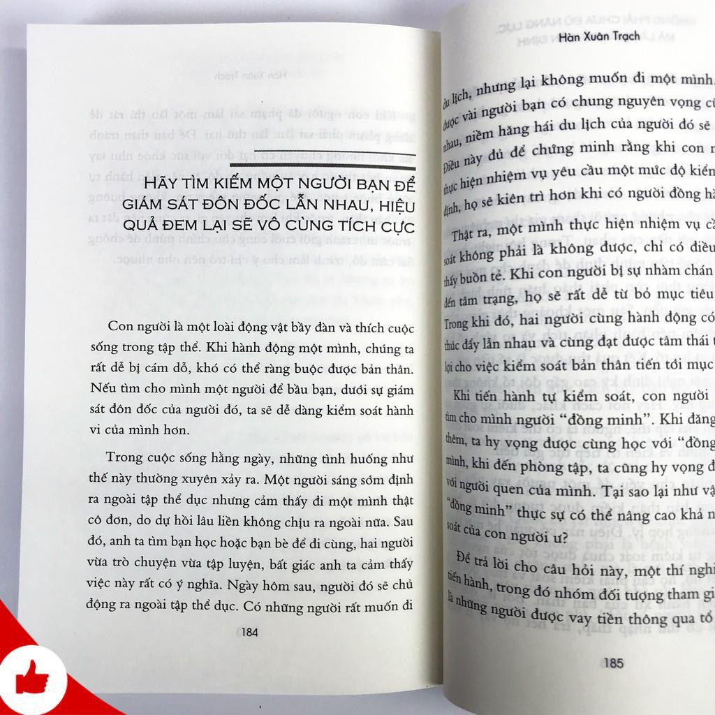 Sách - Không Phải Chưa Đủ Năng Lực, Mà Là Chưa Đủ Kiên Định (Kèm Bookmark) | BigBuy360 - bigbuy360.vn