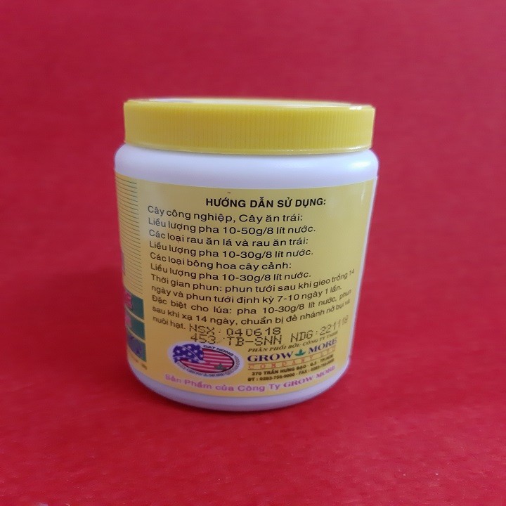 Phân bón lá NPK  10-55-10 grow more HỘP 100G