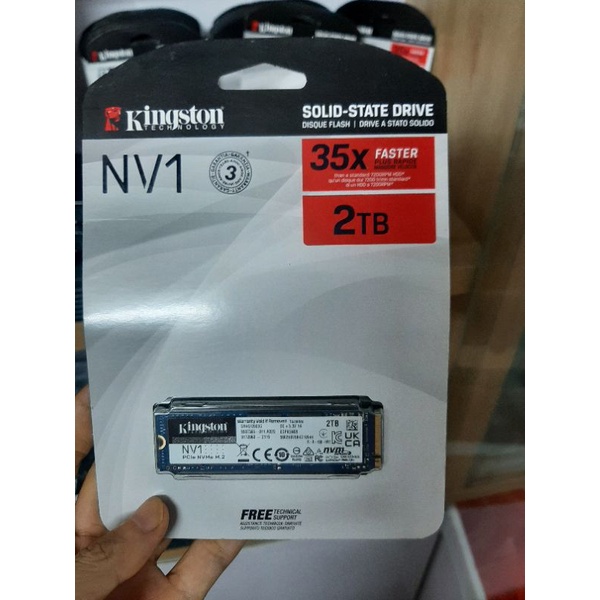 Ổ cứng SSD Kingston NV1 M.2 PCIe Gen3 x4 NVMe 2TB SNVS/2000G - bảo hành 3 năm